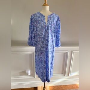 Lilly Pulitzer Blue and Pink Summer Dress